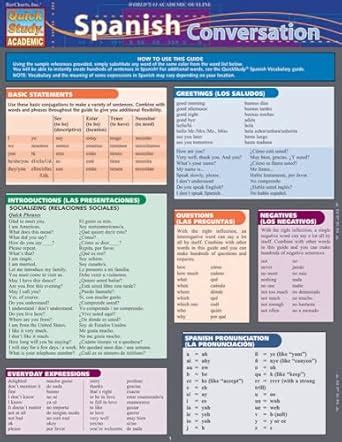 spanish conversation quick study academic Doc