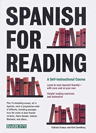 spanish for reading a self instructional course Kindle Editon