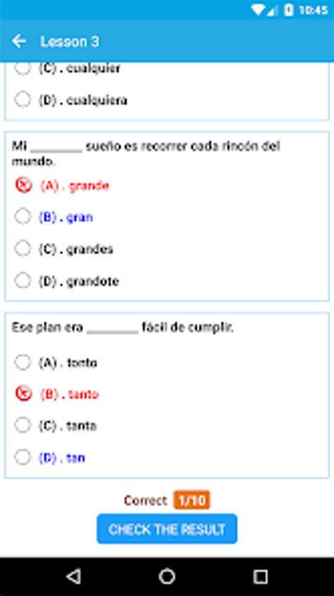 spanish regemts 2023 test
