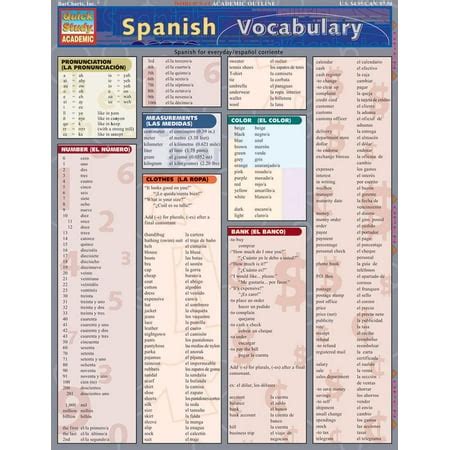 spanish vocabulary quickstudy academic Epub