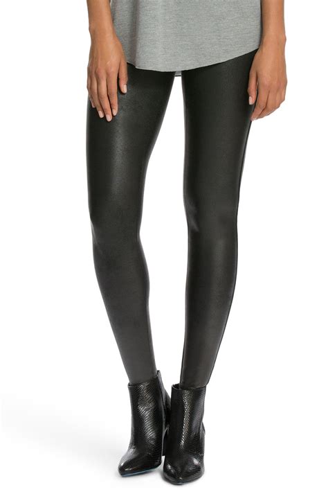 spanx faux leather leggings