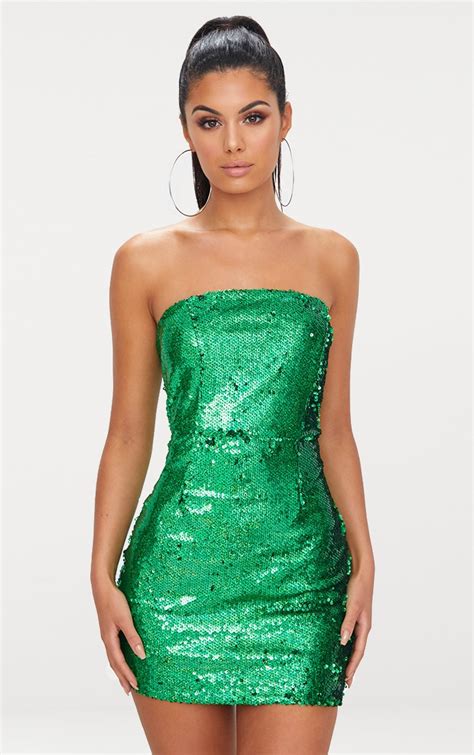 sparkly green dress