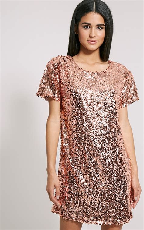 sparkly shift dress