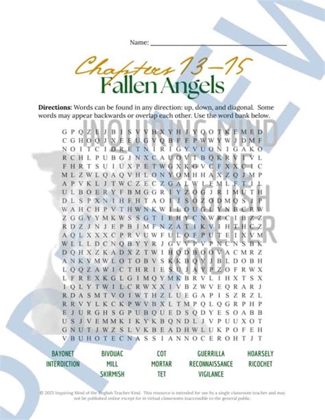 sparknotes fallen angels chapter 13 Doc