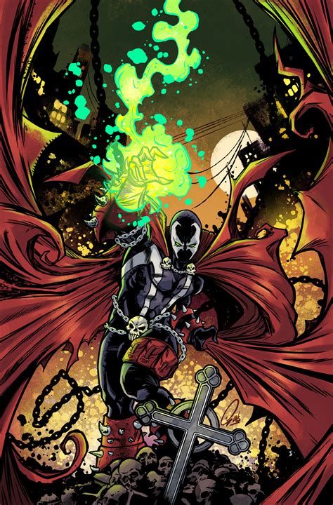 spawn comicbook cover gun