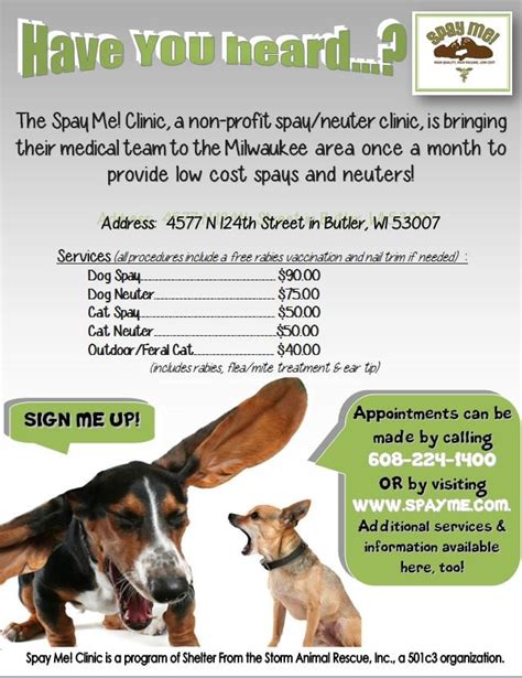 spay me clinic madison