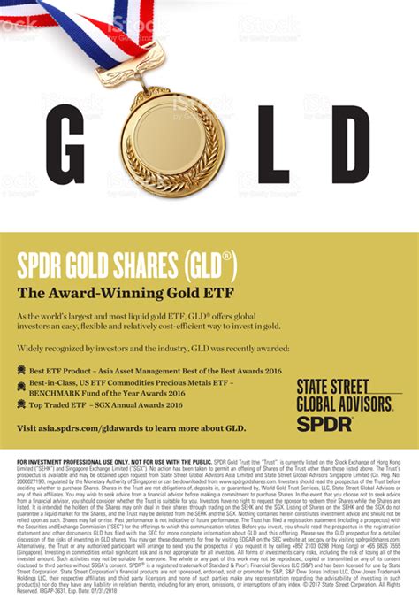 spdr gold trust etf