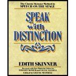 speak with distinction edith skinner Reader