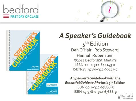 speakers guidebook 5th edition ohair Reader