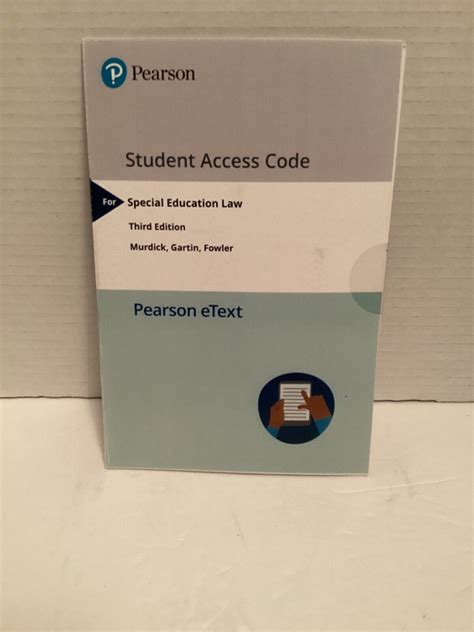 special education law pearson etext with loose leaf version access card package 3rd edition PDF