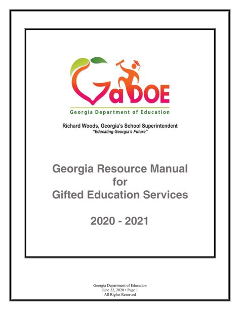 special education manual georgia pdf Doc