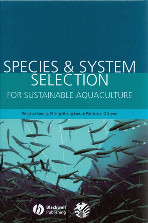 species and system selection for sustainable aquaculture Doc