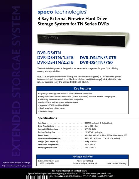 speco dvr ip4cf 160 dvrs owners manual PDF