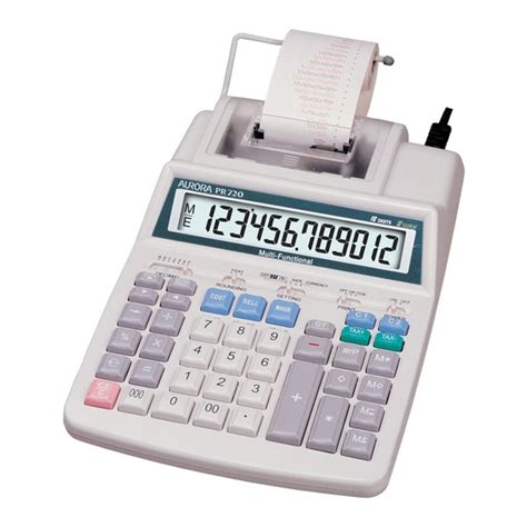 spectra bn 720 calculators owners manual PDF