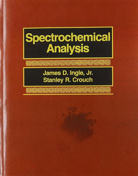 spectrochemical analysis ingle solutions manual PDF