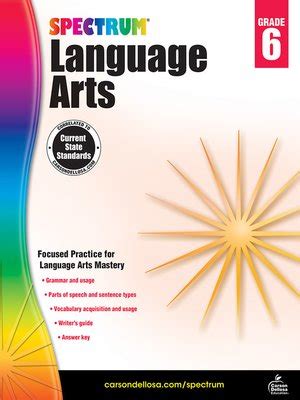 spectrum language arts grade 6 PDF