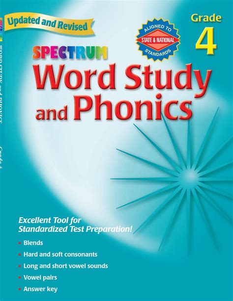 spectrum word study and phonics grade 4 PDF