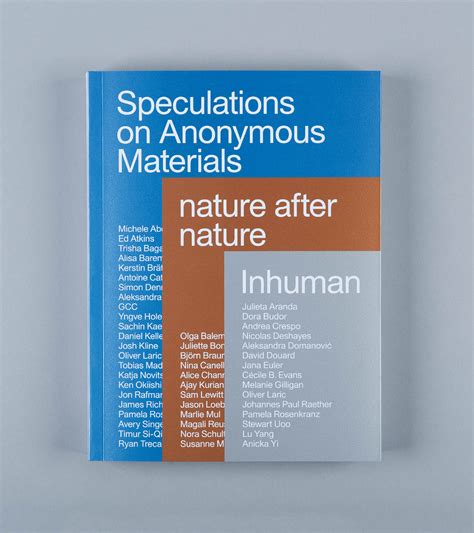 speculations on anonymous materials Reader