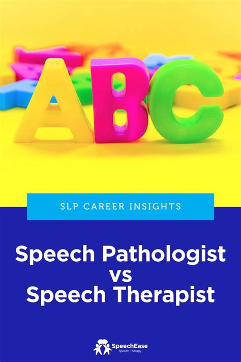 speech pathologist vs speech therapist