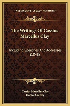 speeches addresses writing cassius clay Doc