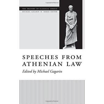 speeches from athenian law the oratory of classical greece Kindle Editon