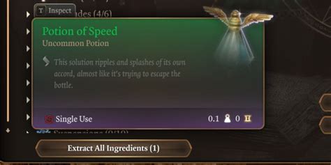 speed potion bg3