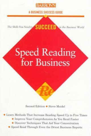 speed reading for business barrons business success series Doc