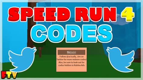 speed run 4 codes