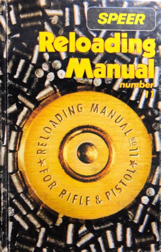 speer reloading manual 11 pdf Kindle Editon