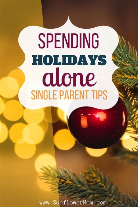 spending holidays alone