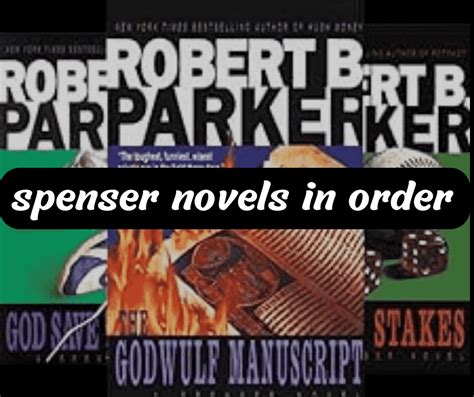 spenser books in order