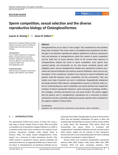 sperm competition and sexual selection Epub