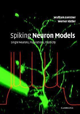 spiking neuron models single neurons populations plasticity Epub