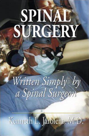spinal surgery written simply by a spinal surgeon PDF