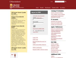 spire login umass