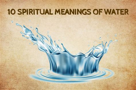 spiritual water