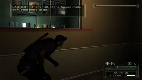 Splinter Cell Bank Walkthrough