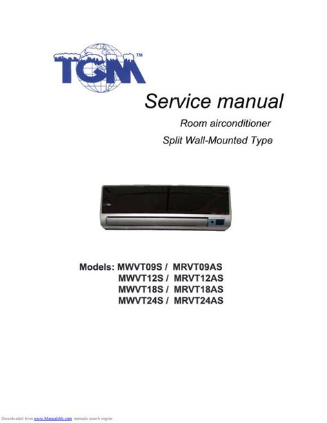 split wall mountl air conditioner repair manual PDF