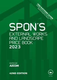 spon s external works and landscape price book PDF