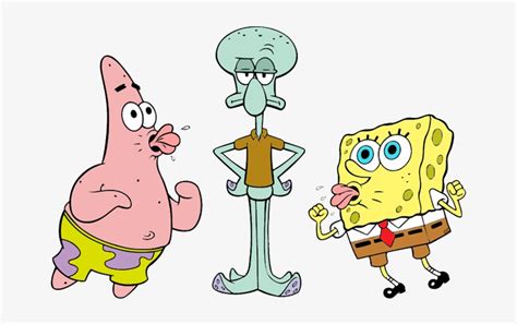 spongebob patrick and squidward