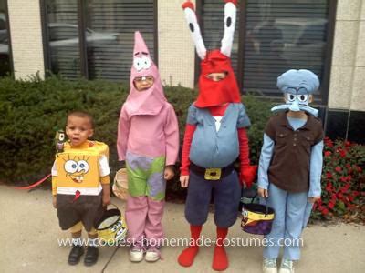 spongebob patrick and squidward costumes