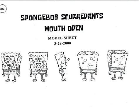 spongebob refrence sheet