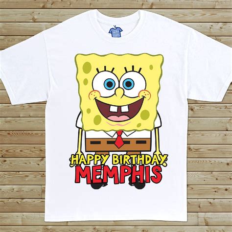 spongebob squarepants birthday shirts