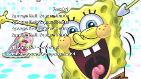 spongebob theme song lyrics