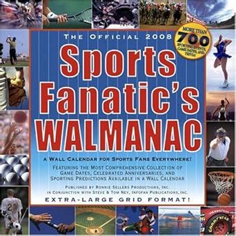 sports fanatics walmanac 2008 wall calendar Doc