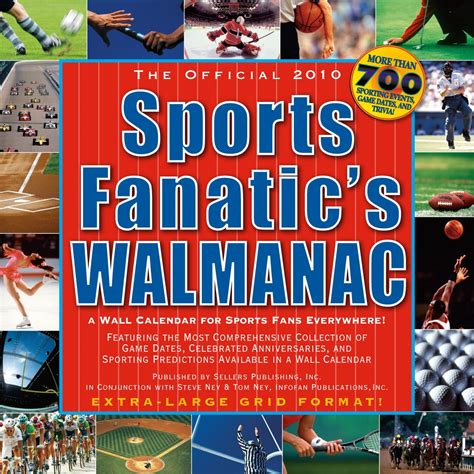 sports fanatics walmanac 2010 wall calendar calendar PDF