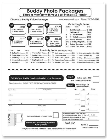 sports photography order form template Ebook Doc