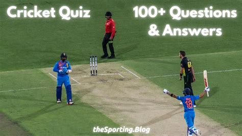 sports quiz general questions and answers on cricket Reader