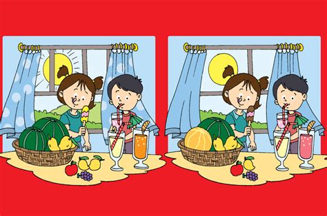 spot the differences picture puzzles for kids PDF