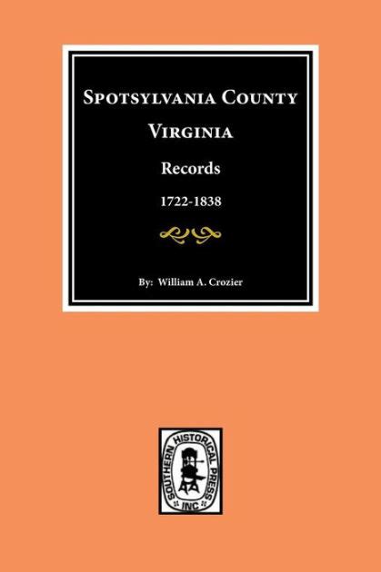 spotsylvania virginia records william crozier PDF